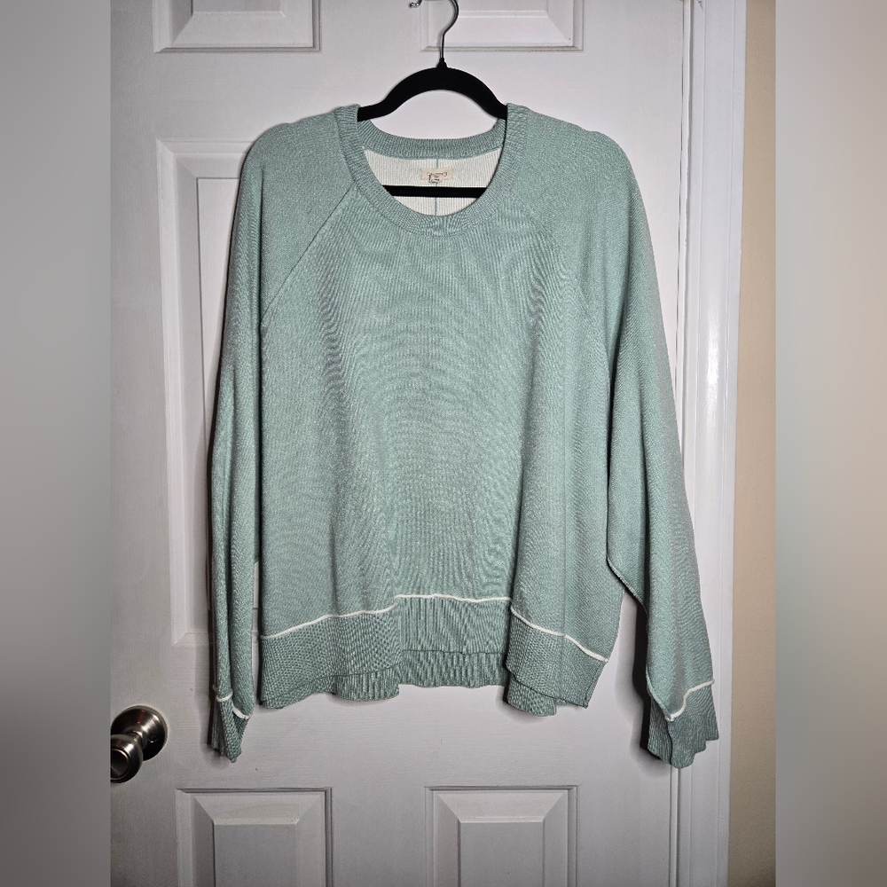 Pilcro Light Green Crewneck Sweater